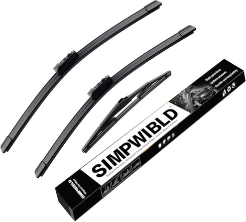 3 Factory Wiper blades Replacement For 2017-2022 Mazda CX-9/CX-5 Original Equipment Replacement Windshield Wiper Blades Set 24"+18"+14" (Set of 3)...