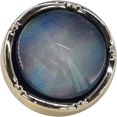 Resin Galaxy Electroplated PVC Base Sewing Shank Buttons 50 Pcs - 12.5mm, 1/2"...