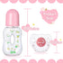 JIZHI Reborn Baby Doll Hollow Bottle and Magnetic Pacifier Set, Baby Doll Accessories for Reborn Baby Dolls, Pretend Play Feeding Toy Kids Gift, P...