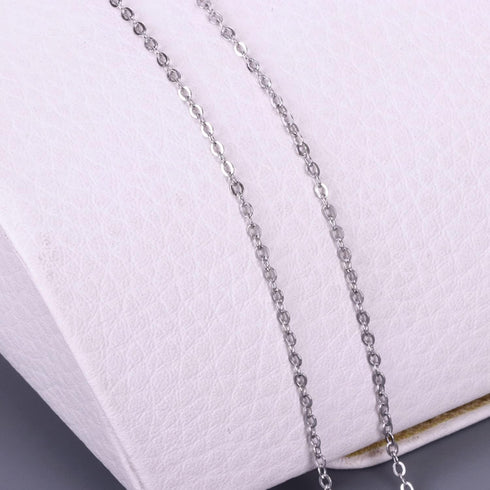 Jishi 60ft Jewelry Necklace Chains 2mm Jewelry Chain Links for Making Bracelets Earrings DIY Craft Supplies Findings, 6-Colors Gold Silver Copper ...