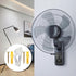 Wall Fan Mounting Bracket Wall Mount Fan Brackets Holders for Oscillation Fans Concealed Bracket Support Hook for Wall-Mount Fan - 2 Pack...