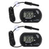 2Pack Digital Aquarium Thermometer Fish Tank Thermometer, Water Thermometer with Large LCD Display, Reptile Thermometer for Vehicle Reptile Terrar...