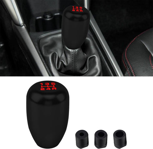 Car Gear Shift Knobs, Manual Transmission Shift Knob, 5 Speed Car Stick Shift Knob with Adapter, Aluminum Alloy Shift Lever Knob, Universal Automa...
