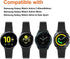 Leather Bands Compatible for Samsung Galaxy Watch 7 FE 6 5 4 Band 40mm 44mm, Watch 5 Pro 45mm/ 6 4 Classic 42mm 46mm 43mm 47mm/Active 2, 20mm Comf...