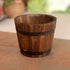 3 Pcs Rustic Wooden Bucket Flower Planter Patio Garden Backyard Planter Outdoor Indoor Home Decor...