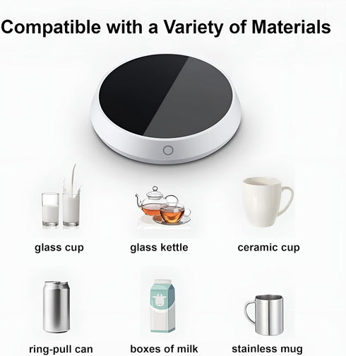 Coffee Mug Warmer for Desk Auto Shut Off - Coffee Cup Warmer for Desk Auto On/Off Gravity Induction with 2 Temperature Settings, Tea, Candle Warme...