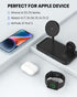 3-in-1 Charger Stand for MagSafe: JoyGeek Wireless Charging Station for iPhone 15/14/13/12 Pro Max Plus Mini, Magnetic Mag-Safe Dock for Apple Wat...