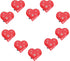 BinaryABC Heart Brooches and Pins,Flashing Light Brooch,10Pcs...