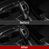 HENGYUESHANG Car Sticker Decals Gear Shift Knob Cover Carbon Color ABS Trim fits for BMW F20 F21 F22 F30 F31 F32 F33 F34 F35 F36 F07 F10 F12 F15 F...