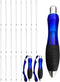Big Fat Pens Aids Writing For Tremor, Arthritis, Parkinson, Handicap, Carpal Tunnel Large Wide Grip Pens Blue 24 Pack (3 Pens + 12Black Refills + ...