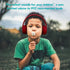 Headphones Bluetooth Wireless/Wired Kids Volume Limited 85 /110dB Over Ear Foldable Protection Headset with AUX 3.5mm Mic for Boys Girls Child Sch...