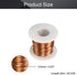 Fielect 0.8mm Inner Dia Magnet Wire Enameled Copper Wire Winding Coil 65.6Ft Length QA-1-155 2UEW Model Widely Used for A Variety of Motors...