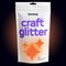 Hemway Craft Glitter - Glow in The Dark Pink Orange | 100g Ultrafine Metallic Sequin Flakes for Resin Crafts | Supplies for Tumblers, Cards, Jewel...