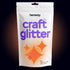 Hemway Craft Glitter - Glow in The Dark Pink Orange | 100g Ultrafine Metallic Sequin Flakes for Resin Crafts | Supplies for Tumblers, Cards, Jewel...