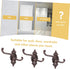 Movable Wall Hook Coat Hangers Swing Arm Hooks Metal Clothes Hanger Wall Mounted Clothing Rack Utility Wall Hanging Hook Cast Iron Hooks Coat Hook...