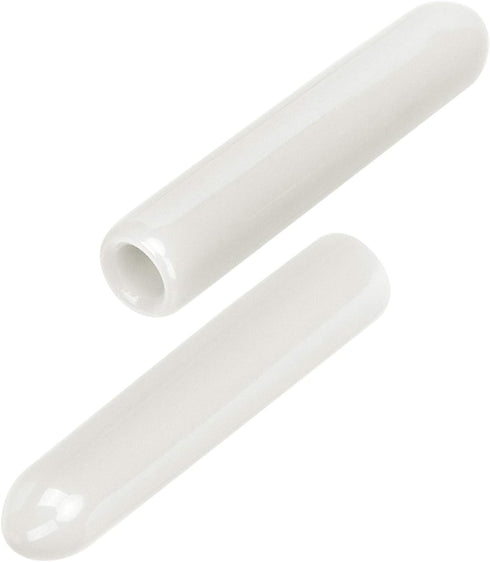 OIIKI 100 PCS Universal Dishwasher Rack Tine Prong Repair End Cover Caps, Durable Flexible Vinyl Extra Long 1 inch Anti Slip Round Tips, White