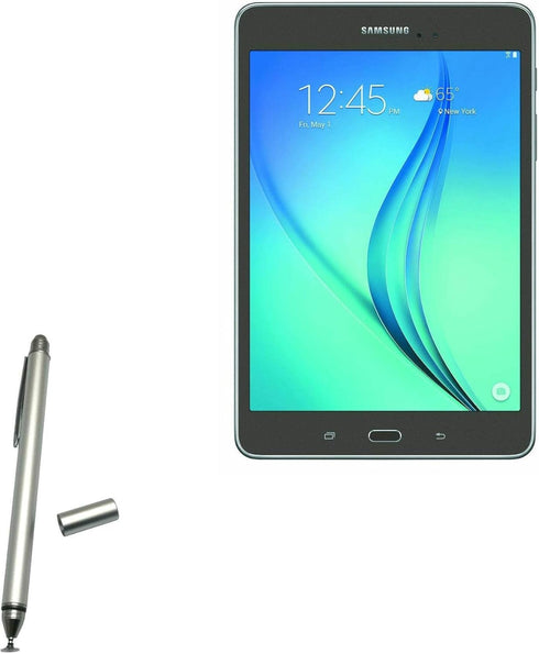 BoxWave Stylus Pen Compatible with Samsung Galaxy Tab A 8.0 (2019) - DualTip Capacitive Stylus, Fiber Tip Disc Tip Capacitive Stylus Pen for Samsu...