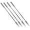 Stainless Steel Lab Laboratory Mini Double-Ended Spatula Semi-Micro Shovel Conical Arrow End Flat End -4PCS...