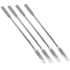 Stainless Steel Lab Laboratory Mini Double-Ended Spatula Semi-Micro Shovel Conical Arrow End Flat End -4PCS...