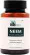 Neem Organic Herbal Supplement - Supports Healthy Clear Skin, Immune & Liver Health, Detox, Healthy Inflammatory Response, Vegan, Gluten-Free, 60 ...