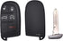 5 Buttons Remote Smart Key Fob Shell Case Fit for Jeep Grand Cherokee Dodge Challenger Charger Dart Durango Journey Chrysler 300 Keyless Entry Rep...
