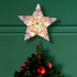 Kurt Adler UL1881 10 Light 8.5-Inch Gold Reflector Star Treetop...
