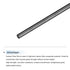 MECCANIXITY Carbon Fiber Rod, 4.5mm x 100mm for RC Plane DIY Tool Wing Tube Quadcopter Arm, Pack of 5...