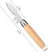 2 Pcs Oyster Shucking Knife, Upgraded Oyster Knife, with Stainless Steel Thickened Blade, a V-Shaped Notch, Wooden Non-slip Handle, Oyster Shucker...