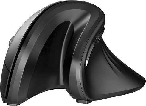 MOJO Perfect Grip Dual Mode Silent Vertical Ergonomic Mouse - Bluetooth/Wireless Optical Mouse w/Adjustable Sensitivity and Quiet Buttons...