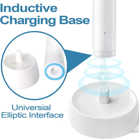 Replacement Electric Toothbrush Charger Fit for Oral B, Inductive Charger Base Compatible with Braun Electric Toothbrush, Portable Environmental A...