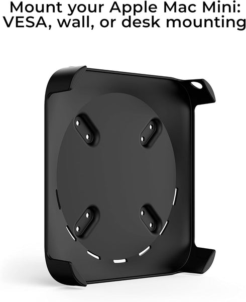 HumanCentric Mount compatible with Mac Mini, Custom Mac Mini Mount, Wall Mount, Rack Mount, Mac Mini Under Desk Mount, Mac Mini Mount Behind Monit...