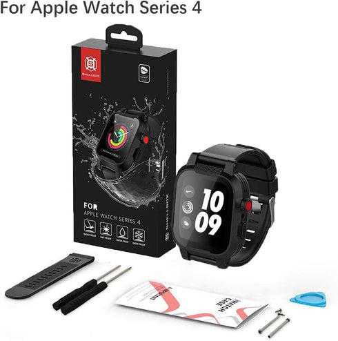 for Waterproof Apple Watch Case 40mm 45mm 44mm 42mm 41mm 38mm,IP68 Waterproof Case with Band and Screen Protector for Apple Watch Series 8 7 6 5 4...