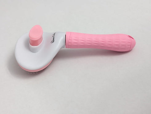 Self-Cleaning Button, Cat Brush, Dead Hair Brush, Dog Brush, Pet Grooming Tool, Suitable for Dogs Cats Short and Long Hair Shedding, Deshedding To...