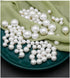 20 Pcs Small Pearl Buttons Round Pearl Bridal Buttons Crystal Rhinestone Buttons for Clothing, Sewing Shirts, Blazer, Wedding Dress, Handmade Deco...