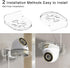 3 Pack Small Shelf, Security Camera Wall Mount Holder, Baby Monitor Mount,360°Rotation Security Bracket,Camera Not Included (3pack, Transparent)…...