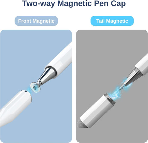 Stylus Pen for iPad, 3 in 1 Universal Magnetic Disc Stylus Pens for Apple/iPhone/ipad pro/Mini/Air/Android/Microsoft/Surface/Amazon Fire Tablet Al...