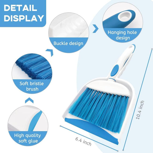 Broom Dustpan Brush Small Dust pan : Mini Broom and Dustpan Set Small Dust pan and Brush Set Whisk Broom and Dustpan Set Small Broom and Dust pan ...