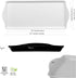 Calypso Basics, Sandwich Melamine Tidbit Tray, White, (06300)...