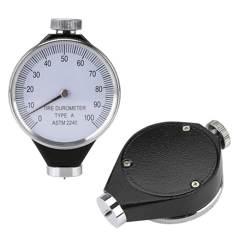 A Durometer, Rubber Hardness Tester, Rubber Tire Durometer Hardness Tester Meter 0-100 HA(Type A)...