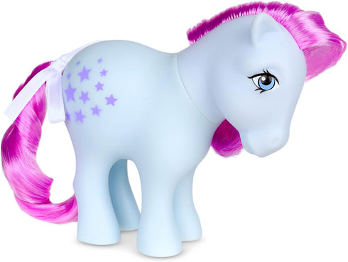 My Little Pony, 40th Anniversary 4-Inch Blue Belle, Original 1983 Collection, Long, Brushable Mane and Tail, Action Figure, Great for Kids, Toddle...