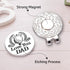 HafhueLove You Dad Golf Ball Marker with Magnetic Hat Clip, Funny Golf Accessories and Golf Gifts for Men Women Husband Wife, Birthday for Golfer ...