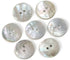 Agoya(Cultural Pearl shell) shell button - thicker than normal size : 100pcs-(24L(9/16"),15mm...
