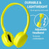 Maeline Kids Headphones Bulk 10 Pack On-Ear Adjustable Headphones for School Classroom (K-12 - College) Library, Travel, Wired 3.5mm Jack for Chro...