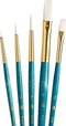 Princeton Art & Brush Princeton Real Value, Series 9100, Paint Brush Sets for Acrylic, Oil & Watercolor Painting, Syn White Taklon (Rnd 3/0, 2, 4,...