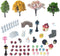 50 PCS Fairy Miniature Ornament DIY Kit and 4 PCS Artificial Succulent Plants for Garden Dollhouse Decoration...
