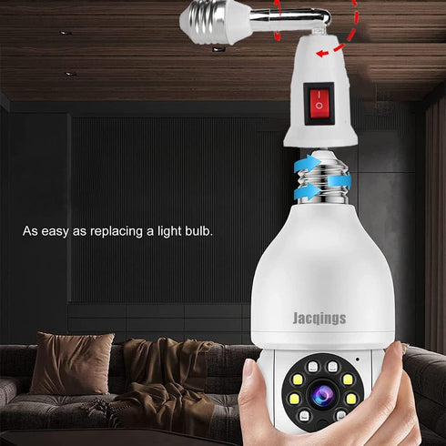 360 Degrees Adjustable E26 Socket Adapter with Independent Switch Control Light Bulb Socket, E26 Standard LED Bulbs 360 Degrees Adjustable 180 Deg...