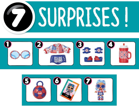 L.O.L. Surprise! X FIFA Women's World Cup Australia & New Zealand 2023 Dolls with 7 Surprises, Accessories, Limited Edition Dolls, Collectible Dol...