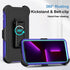 FEIYAR HOME for iPhone 13 Pro Max Heavy Duty Case with 2 Tempered Glass Protectors and Camera Lens Protector, Belt Clip Holster Kickstand - Milita...