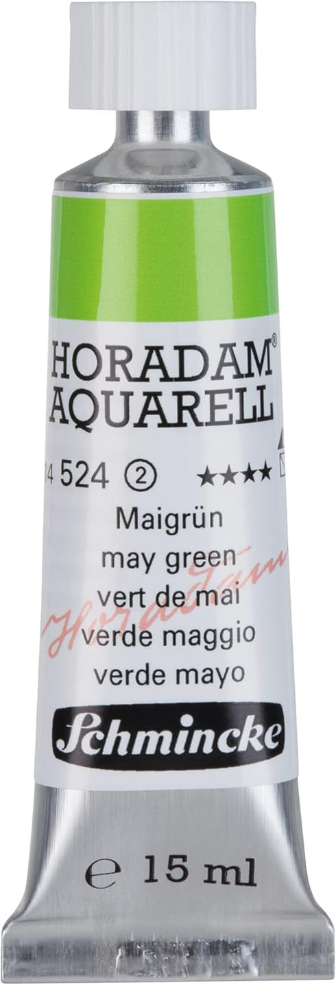 Schmincke - HORADAM® AQUARELL - finest artists' watercolours, May green - 15 ml...