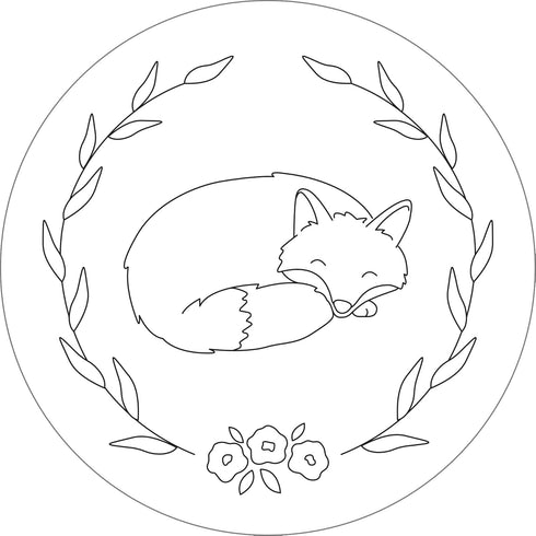 Woodland Embroidery Pattern Transfers (set of 10 hoop designs!)...